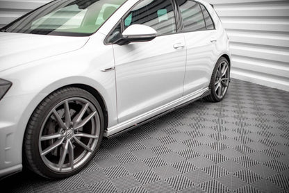 Maxton Design Volkswagen Golf R MK7 Side Skirts Diffusers V.2