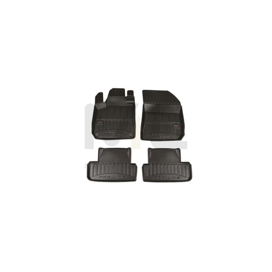 FROGUM Tailored 3D409026 Floor mat set for PEUGEOT 308 II Hatchback Elastomer, Front and Rear, Quantity: 4, Black | ML Performance Car Parts