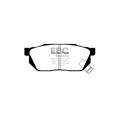 EBC PDKF857 Honda Civic Ultimax Front Brake Pad & Plain Disc Kit 2 | ML Performance UK Car Parts