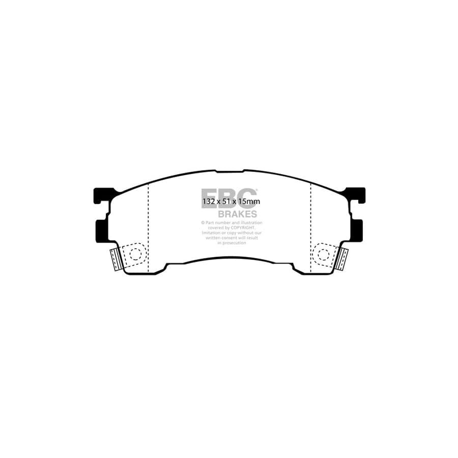 EBC PD11KF1189 Ford Mazda Greenstuff Front Brake Pad & GD Disc Kit 2 | ML Performance UK Car Parts