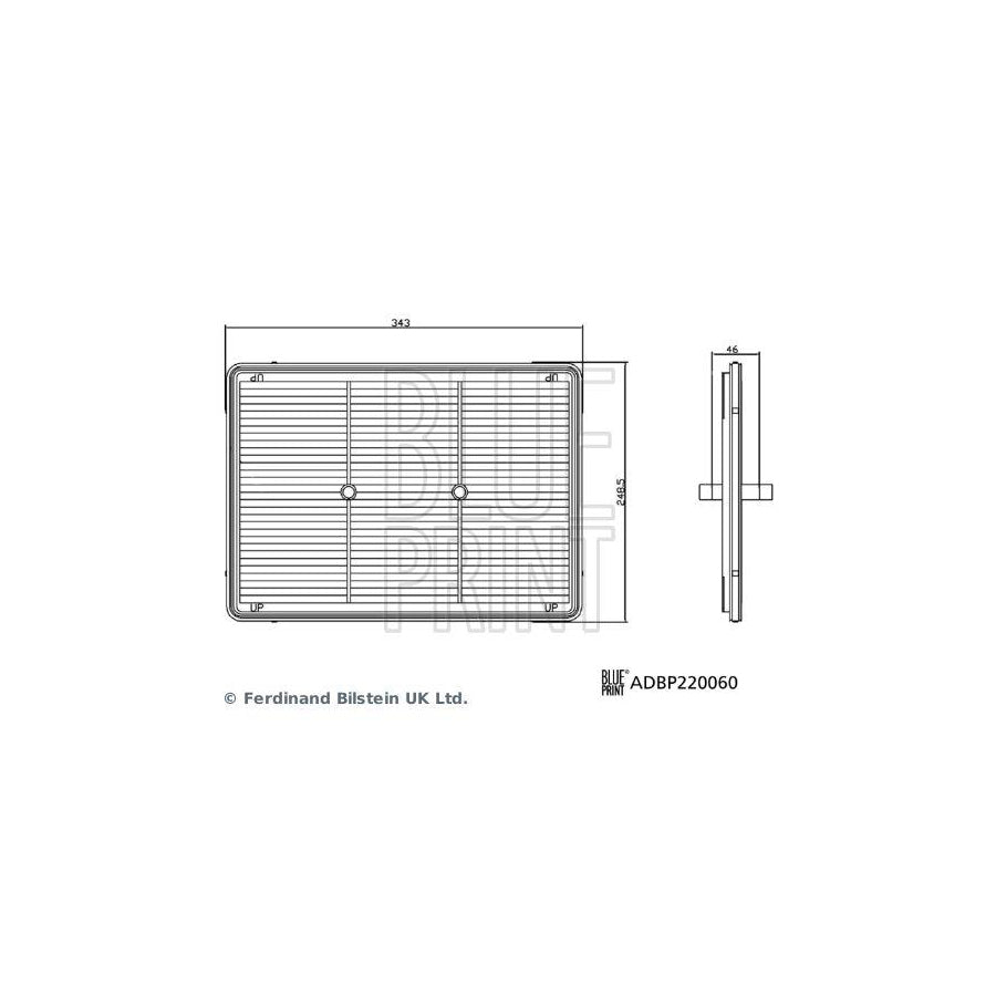 Blue Print ADBP220060 Air Filter