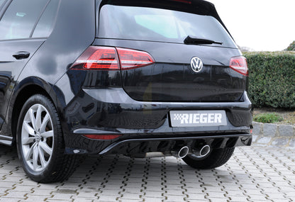 Rieger 00088102 VW Mk7-Line Golf R Rear Diffuser 4 | ML Performance UK Car Parts