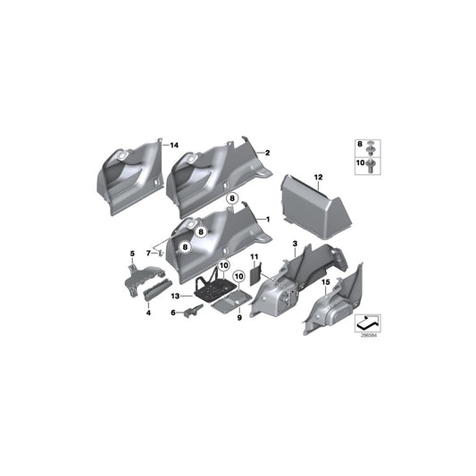 Genuine BMW 51717276422 F10 Battery Tray (Inc. Hybrid 5) | ML Performance UK