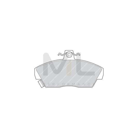 Ferodo Sl Fsl742 Brake Pad Set Incl. Wear Warning Contact | ML Performance Car Parts