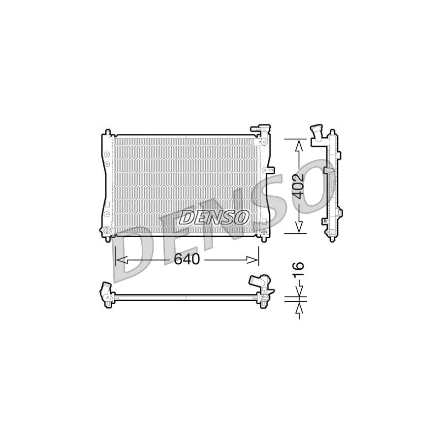 Denso DRM45033 Drm45033 Engine Radiator For Mitsubishi Colt | ML Performance UK