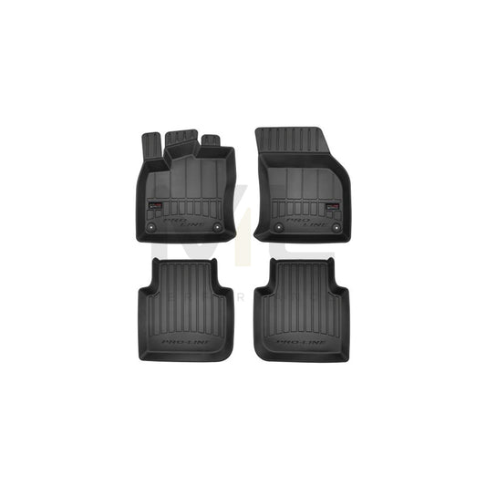 FROGUM Tailored 3D407275 Floor mat set Elastomer, Front and Rear, Quantity: 4, Black | ML Performance Car Parts