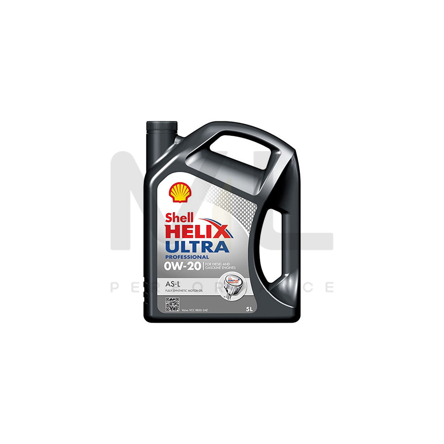 Shell Helix Ultra Professional AS-L Engine Oil - 0W-20 - 5Ltr Engine Oil ML Performance UK ML Car Parts