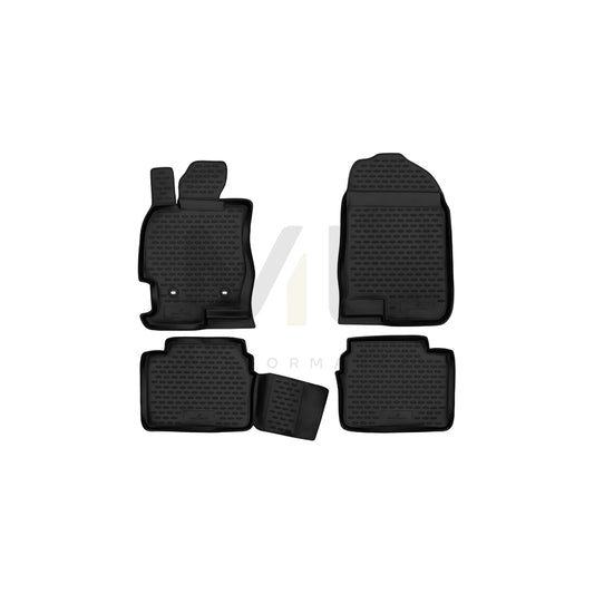 WALSER Tailored, XTR 75101 Floor mat set Front and Rear | ML Performance Car Parts