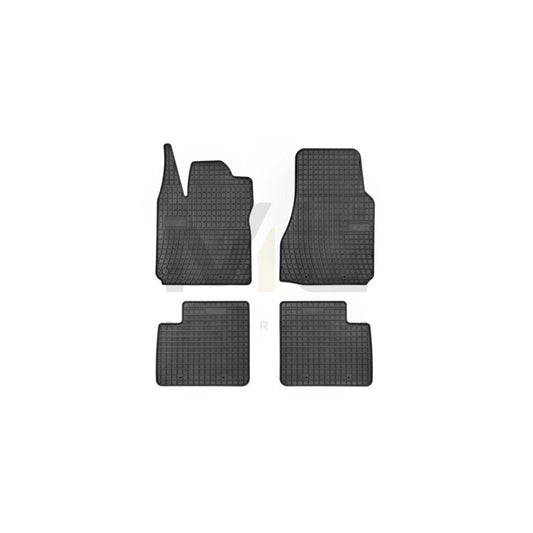 FROGUM Tailored 547198 Floor mat set for RENAULT Twingo II Hatchback Elastomer, Front and Rear, Quantity: 4, Black | ML Performance Car Parts