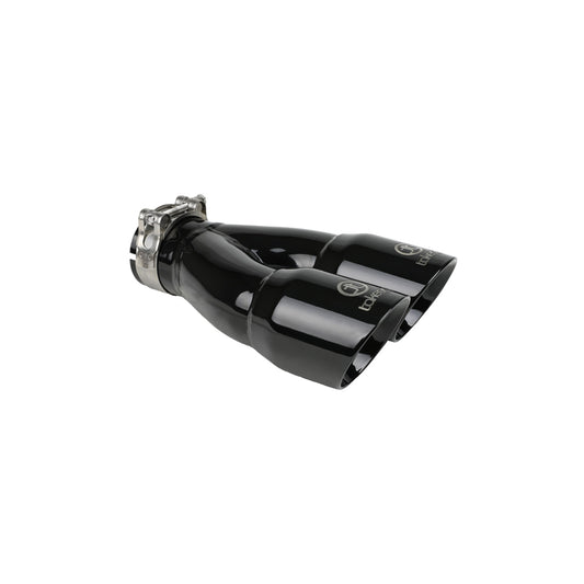  aFe 49T25364-B10 2-1/2 IN Inlet x 3 IN Dual Outlet x 9-1/2 IN L Universal Exhaust Tip  | ML Performance UK Car Parts