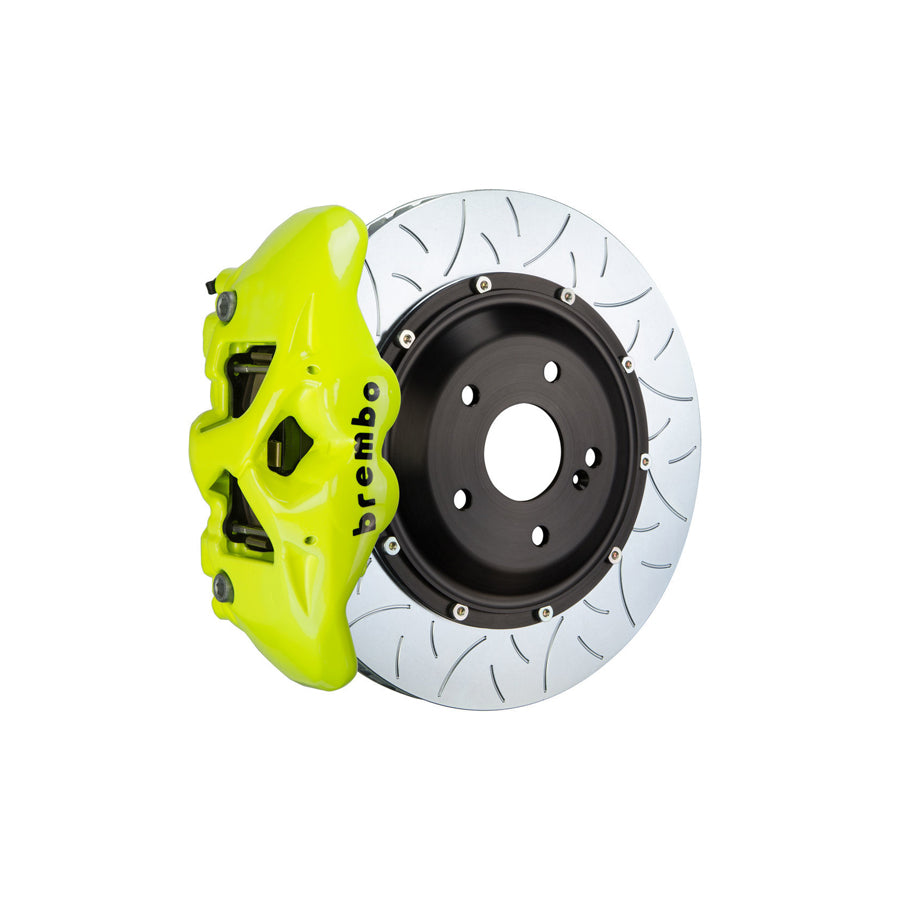 Brembo 2S3.9011A Lexus Toyota Rear GT 4-Pistons Slotted Type 3 2-piece Big Brake Kit 380x28mm (Inc. LX570, Land Cruiser)