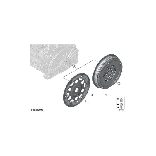 Genuine BMW 21208671022 F32 F22 Twin Mass Flywheel (Inc. 230i, 330iX & 430iX) | ML Performance UK