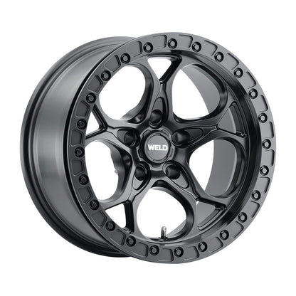 Weld W90179075362 Ledge Beadlock W901 Wheel 17x9 5x127 ET-35 BS3.625 Satin Black