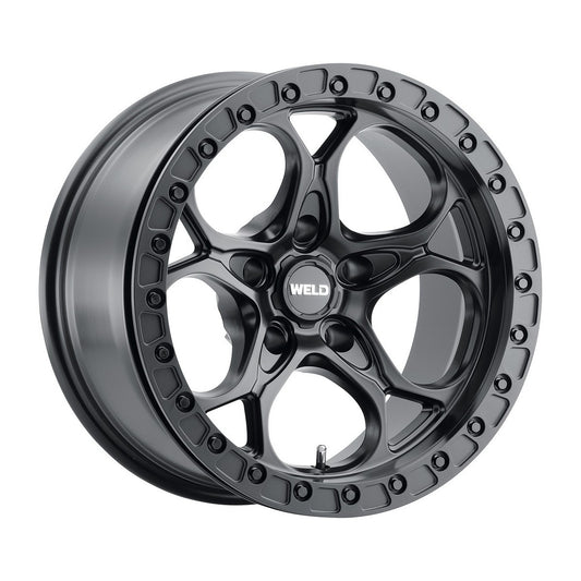 Weld W90179075362 Ledge Beadlock W901 Wheel 17x9 5x127 ET-35 BS3.625 Satin Black