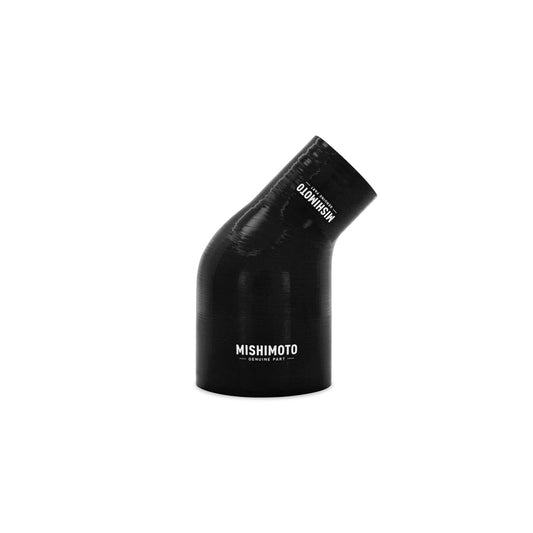 Mishimoto MMCP-R45-2540BK Silicone Reducer Coupler 45 Degree 2.5in to 4in - Black