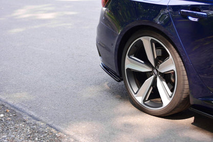 Maxton Design Audi RS4 B9 Avant Rear Side Splitters