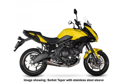 Scorpion RKA110SYSCEO Kawasaki Versys 650 Serket Taper Full System - Carbon Fibre Sleeve | ML Performance UK UK