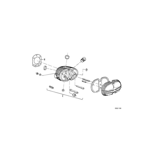 Genuine BMW 11121262954 Cylinder Head Right (Inc. R60/5 & R60/6) | ML Performance UK Car Parts