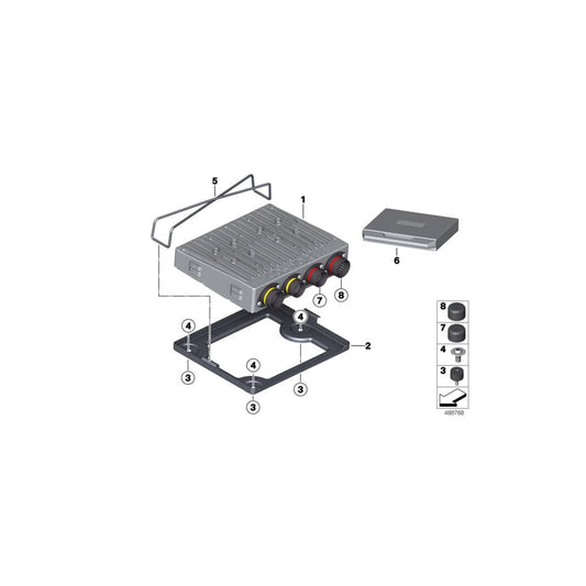 Genuine BMW 51717750609 BMW Swinging Metal Buffer M6 20X15 SH40 (Inc.  & M6 GT3) | ML Performance UK Car Parts