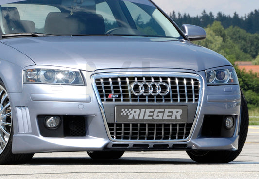 Rieger 00056751 Audi 8P A3 Front Bumper - R-Frame 1 | ML Performance UK Car Parts
