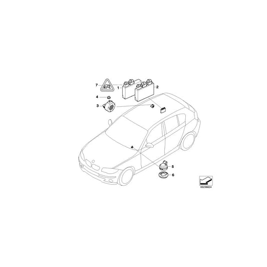 Genuine BMW 66206982401 E87 E93 E90 Control Unit Pdc (Inc. 320xd, 330xi & 318d) | ML Performance UK Car Parts