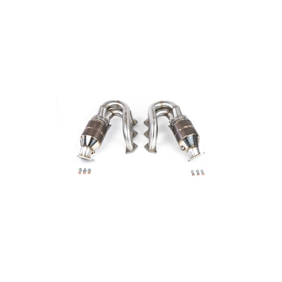 Fabspeed Porsche 718 GT4 / GTS / Spyder RENNKRAFT™ Modular Street and Racing Headers with HJS Catalytic Converters (2020+) | ML Performance UK