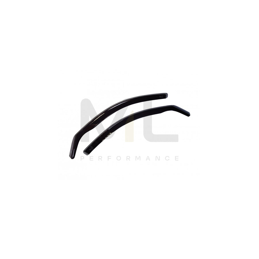 HEKO 15289 Wind deflectors for FORD Ranger Mk2 (ER, EQ) Arrow direction, Front, Vehicle Door, Smoke Grey | ML Performance Car Parts