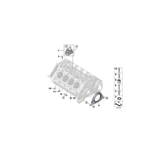 Genuine BMW 11428053536 F92 F93 F90 Oil Spray Nozzle, Inner (Inc. M5 & M8) | ML Performance UK Car Parts