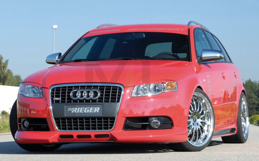 Rieger 00055230 Audi 8E B7 A4 Front Splitter 5 | ML Performance UK Car Parts