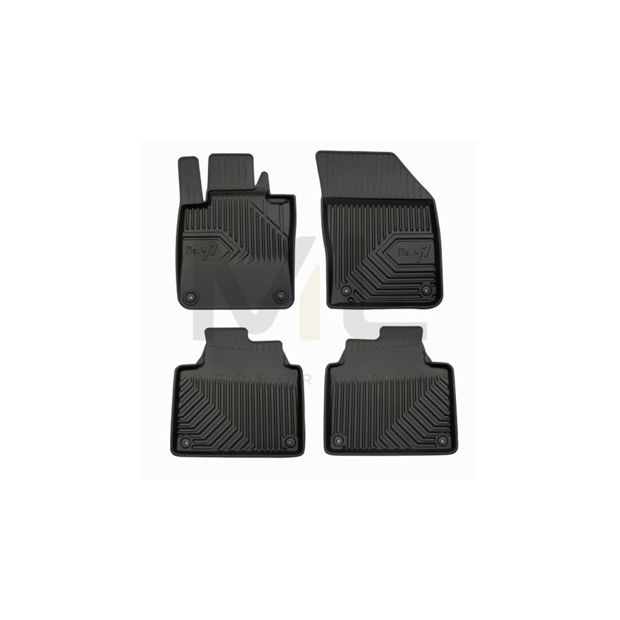 FROGUM Tailored 77408081 Floor mat set Elastomer, Front and Rear, Quantity: 4, Black | ML Performance Car Parts