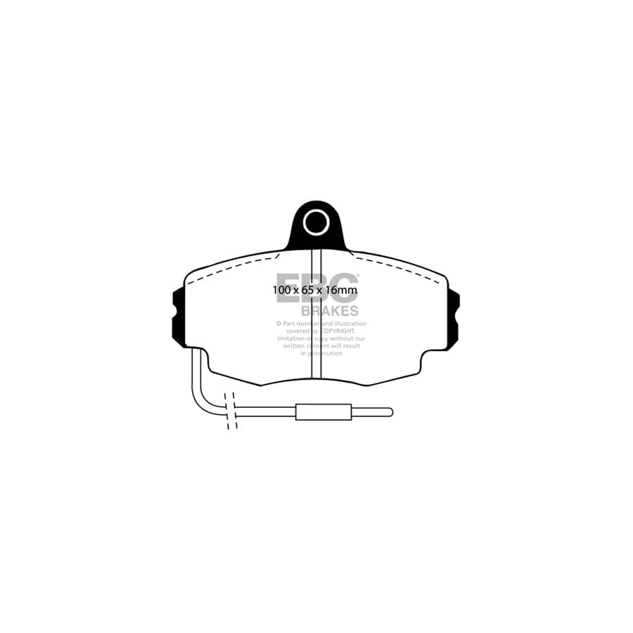 EBC PDKF509 Citroen ZX Ultimax Front Brake Pad & Plain Disc Kit - Bendix Caliper 2 | ML Performance UK Car Parts