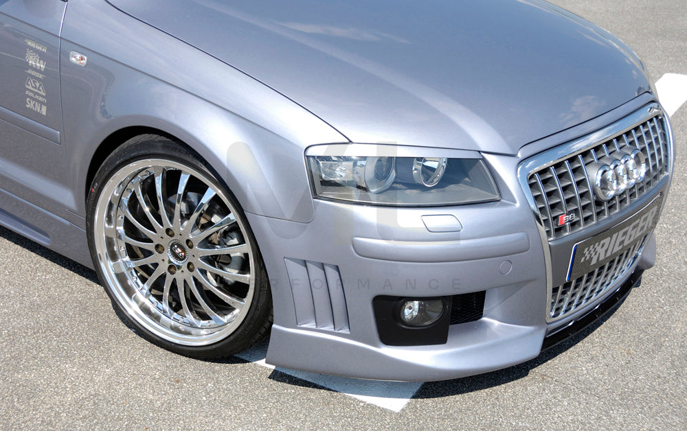 Rieger 00056751 Audi 8P A3 Front Bumper - R-Frame 3 | ML Performance UK Car Parts