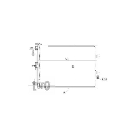 Abakus 0420160044 Air Conditioning Condenser | ML Performance UK