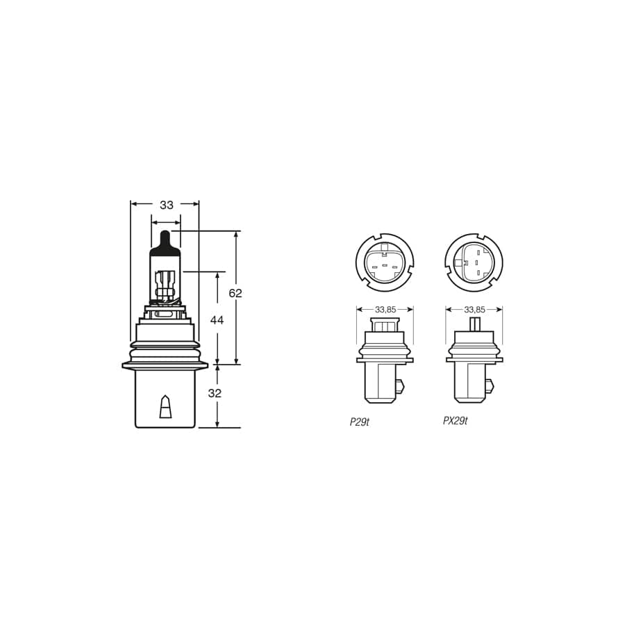 RING R9004 12V 65/45W HB1 P29t Special Halogen Headlamp    | ML Performance