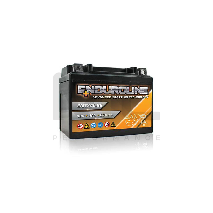ENTX4L-BS Enduroline Advanced Motorcycle Battery 12V 4Ah | Car Batteries UK | ML Performance Car Parts