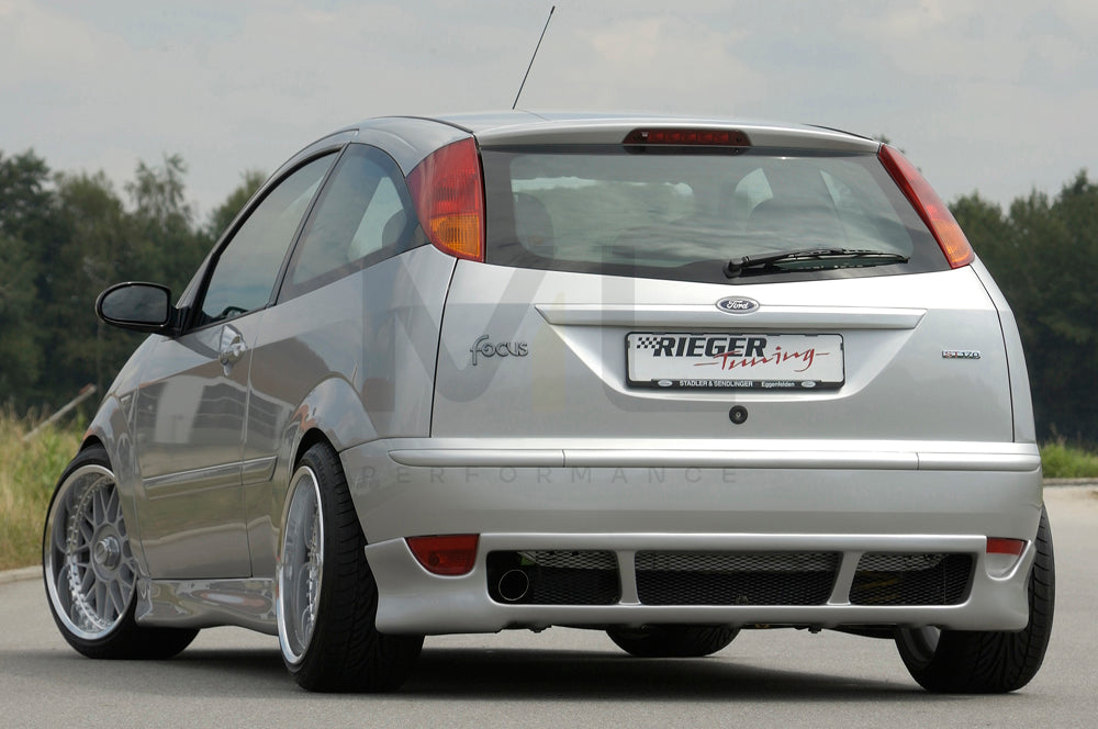 Rieger 00034106 Ford Focus 1 Rear Diffuser 4 | ML Performance UK Car Parts