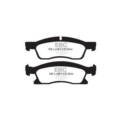 EBC DP62136 Dodge Durango Greenstuff Front Brake Pads - ATE Caliper 2 | ML Performance UK Car Parts