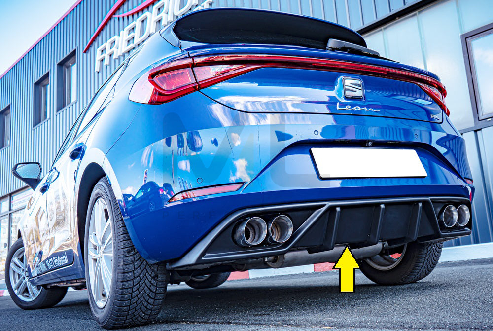 Rieger 00027056 SEAT Leon KL Rear Diffuser 3 | ML Performance UK Car Parts