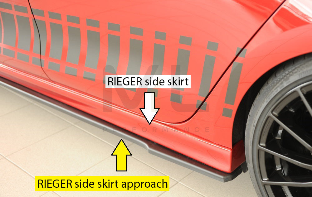 Rieger 00027053 SEAT Leon KL Side Skirt Splitter 4 | ML Performance UK Car Parts