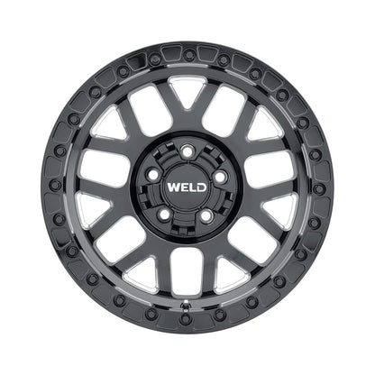 Weld W90279057450 Cinch Beadlock W902 Wheel 17x9 5x127 ET-12 BS4.5 Gloss Black MIL