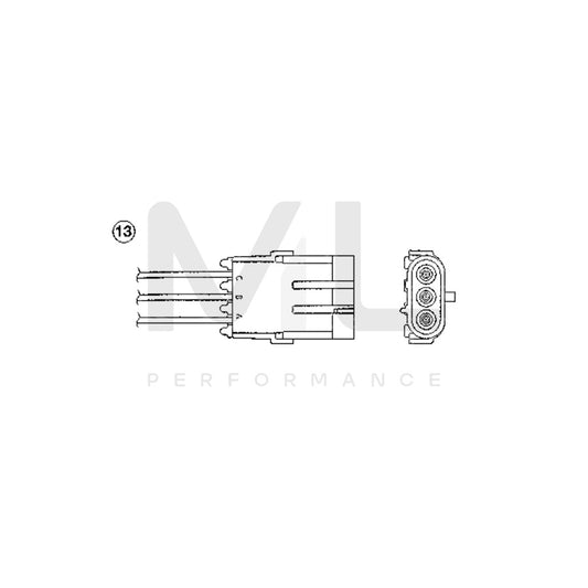 NTK Lambda Sensor / O2 Sensor (NGK 0134) - OZA55-R3 | ML Car Parts UK | ML Performance