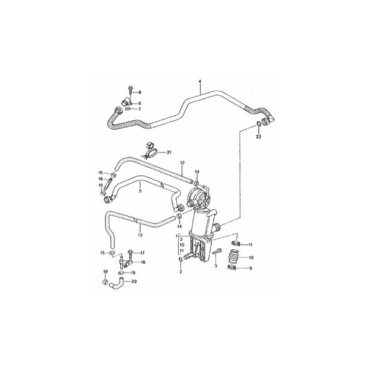 Genuine Porsche Aos Oil / Air Separator Porsche 996 3 6L / 997 3 6L | ML Performance UK Car Parts