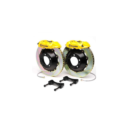 Brembo 1N3.9008A Mercedes-Benz CLK63 Front GT 6-Pistons Slotted Type 3 2-piece Big Brake Kit 380x34mm