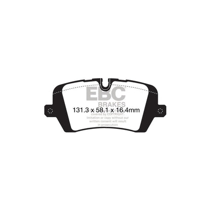 EBC DP62161 Land Rover Greenstuff Rear Brake Pads - TRW Caliper 2 | ML Performance UK Car Parts
