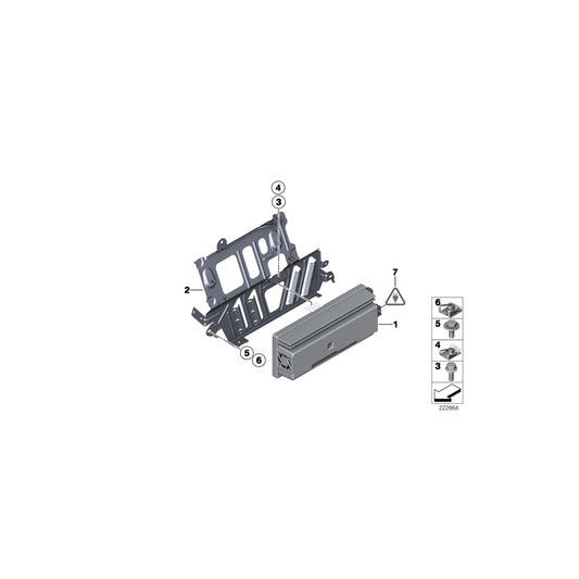 Genuine BMW 65122622874 G01 G02 Top-Hifi System Amplifier (Inc. X3 30eX, X4 25dX & X3 30iX) | ML Performance UK