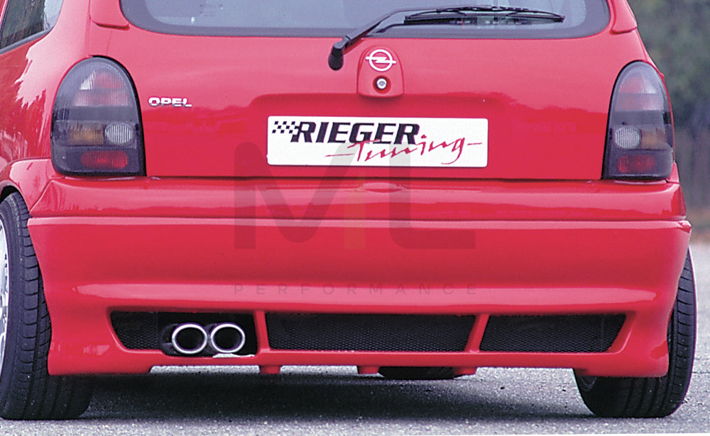 Rieger 00058815 Opel Corsa B Rear Diffuser 1 | ML Performance UK Car Parts