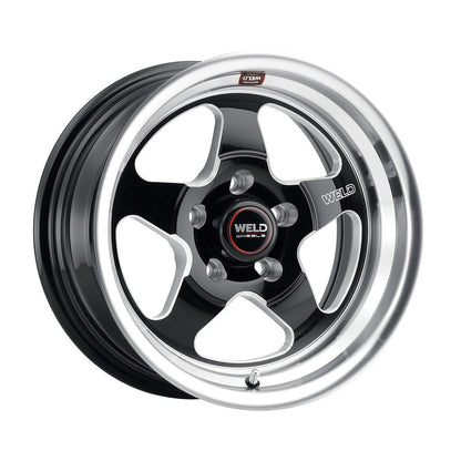 Weld S104B8067450 Ventura S104 Wheel 15x8 5x114.3 ET0 BS4.5 Gloss Black MIL - DIA