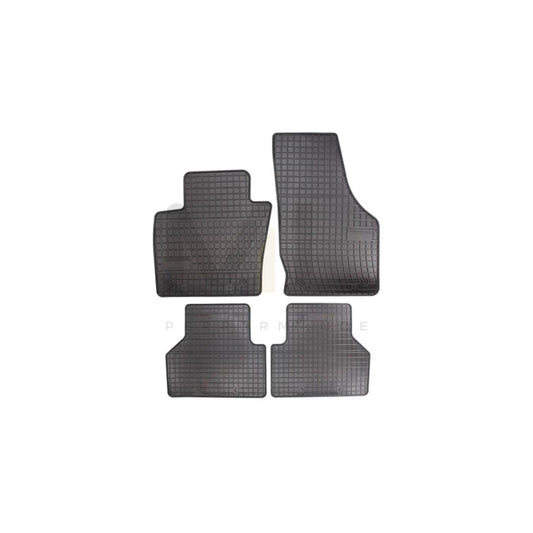 FROGUM Tailored 0733 Floor mat set for AUDI Q3 (8UB, 8UG) Elastomer, Front and Rear, Quantity: 4, Black | ML Performance Car Parts