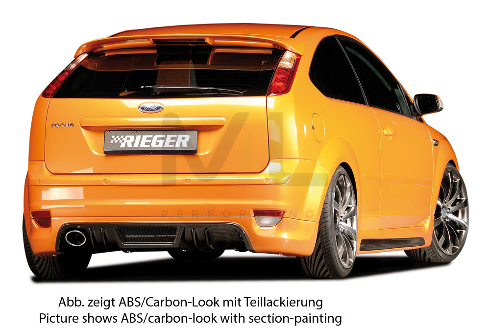 Rieger 00099107 Ford Focus 2 Rear Diffuser 2 | ML Performance UK Car Parts