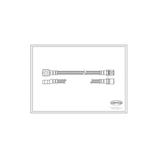 Corteco 19018871 Brake Hose | ML Performance UK